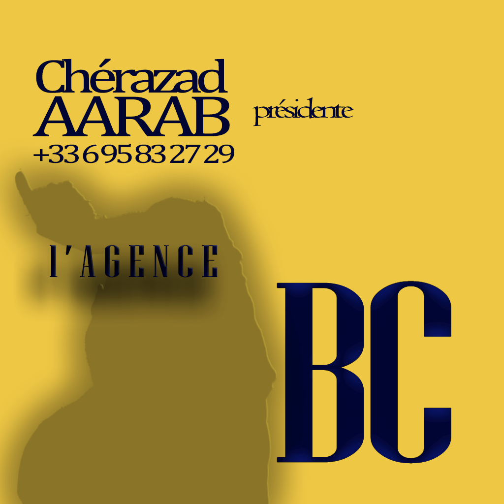 Carte de visite Agence BC — Chérazad AARAB, +33 6 95 83 27 29